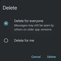 Google Messages delite