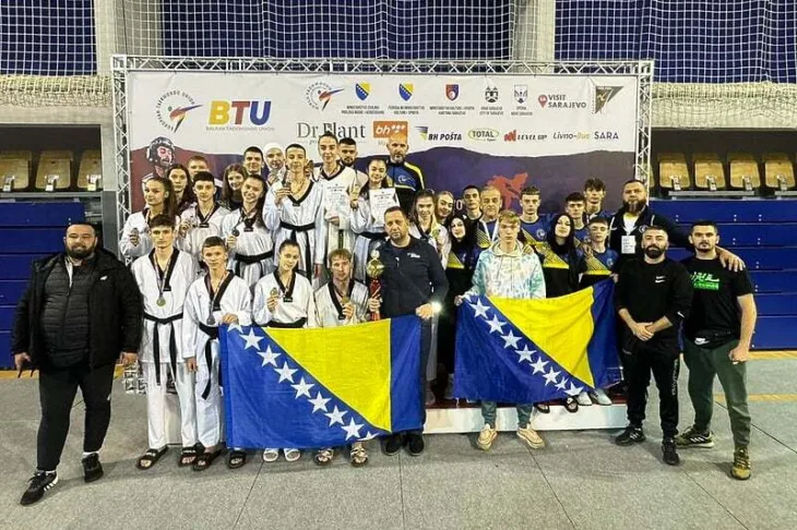 Taekwondo reprezentacija BiH je prvak Balkana