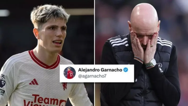 Alejandro Garnacho Erik ten Hag Manchester United