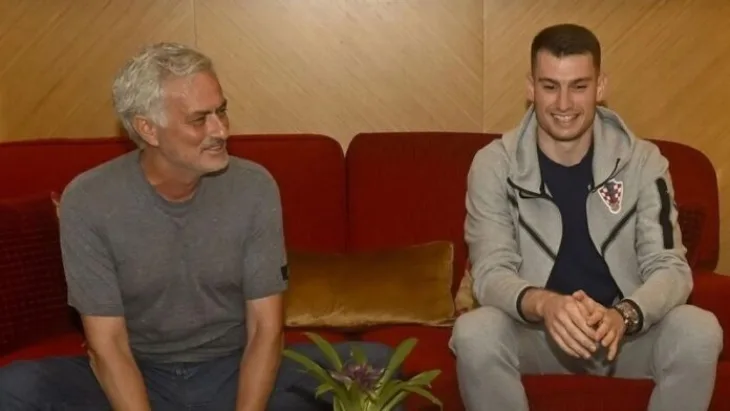Jose Mourinho Dominik Livaković