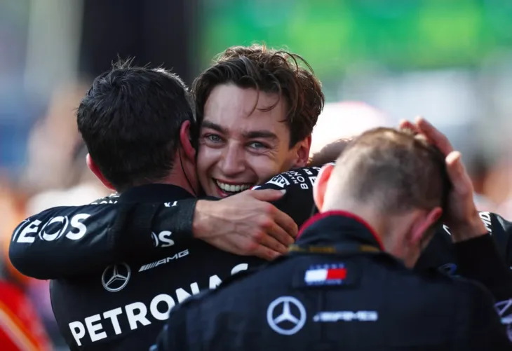 George Russell foto Peter Fox - Formula 1//Getty Images