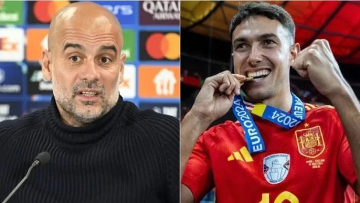 Pep Guardiola Martin Zubimendi