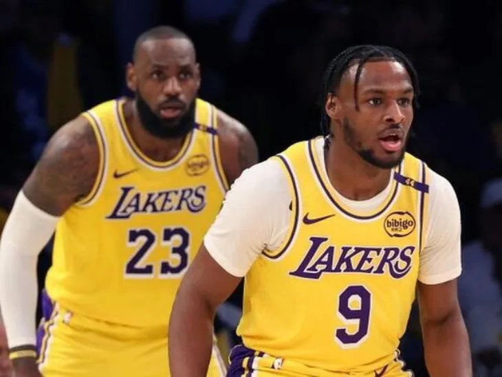 Bronny James  LeBron James