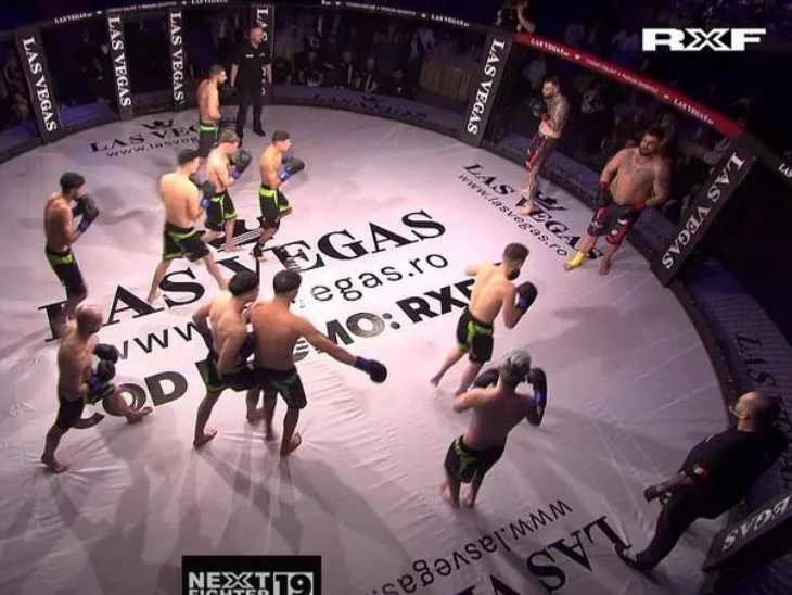 Rumunija MMA Dennis Anghel Alex Greuceanu