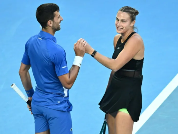 Arina Sabalenka Novak Dokovic