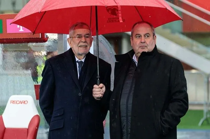 Alexander Van der Bellen posjetio trening Austrije