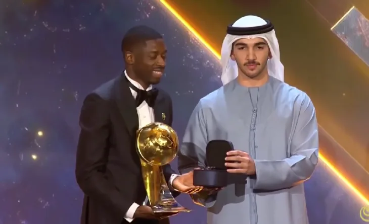 Ousmane Dembele Globe Soccer Awards