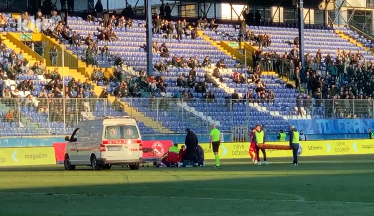 Matej Cvetanoski FK Zeljeznicar povreda