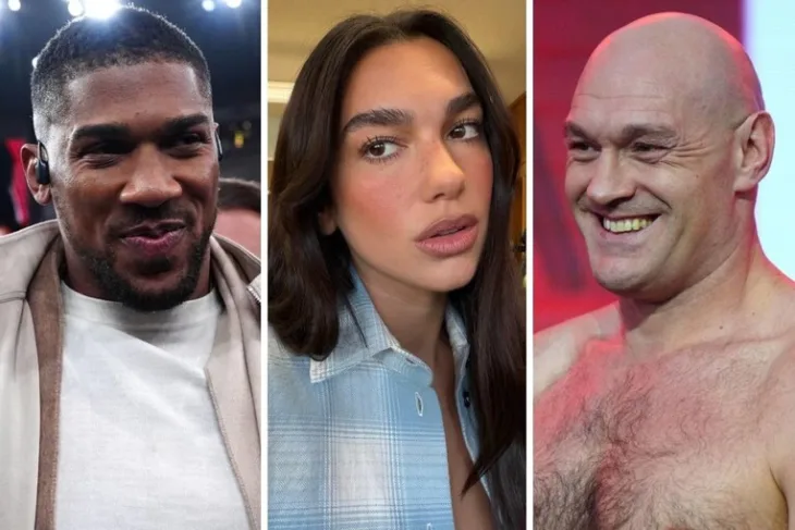 Joshua dua lipa fury