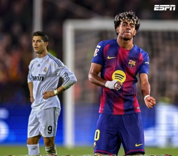 Cristiano Ronaldo La Liga Lamine Yamal