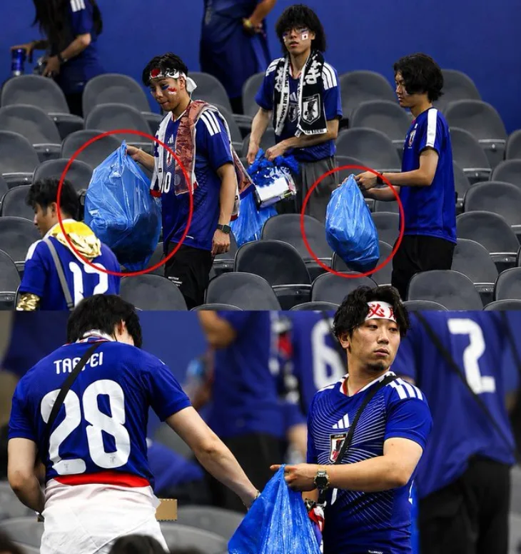 Japanski navijaci nakon zavrsetka utakmice na Mundijalu skupljali smece i cistili stadion