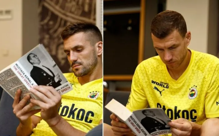Dusan Tadic ve Edin Dzeko Cengiz Underin takim arkadaslarina hediye