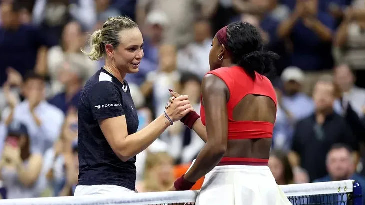 Coco Gauff Donna Vekic US Open