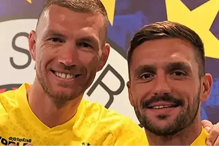 Edin Dzeko Fenerbahce Dusan Tadic