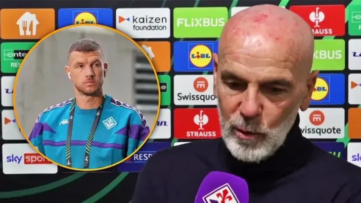 Edin Dzeko Stefano Pioli