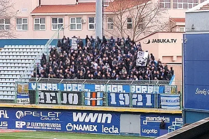 NK Siroki Brijeg FK Zeljeznicar Kompletan stadion skandirao gazi balije