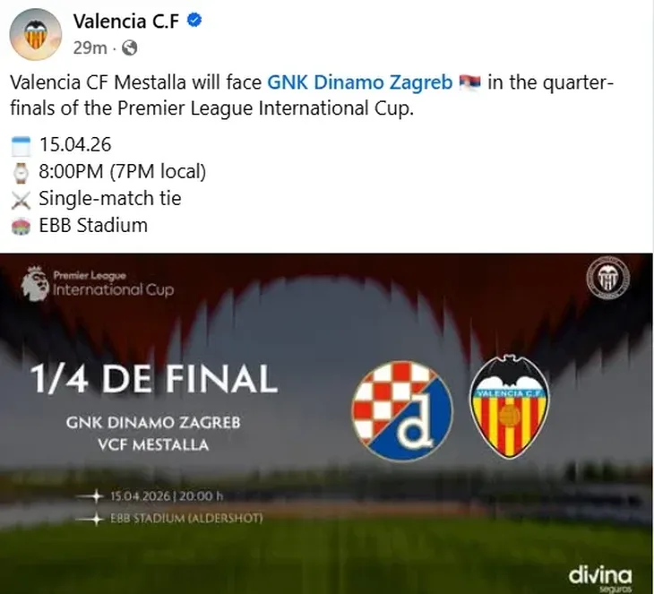 Valencia Dinamo Zagreb