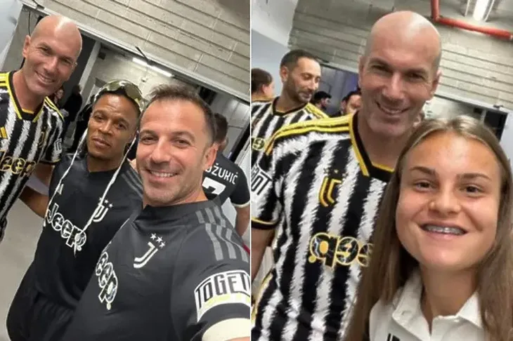 Zidane, Davids, Del Piero i Slšković (Foto: Juventus Twitter/Facebook)
