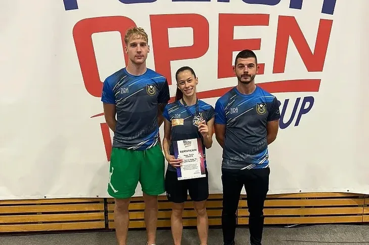 Taekwondo klub Novi Grad Nedžad Husić, Džejla Makaš i Emir Kaljanac (Foto: Facebook)
