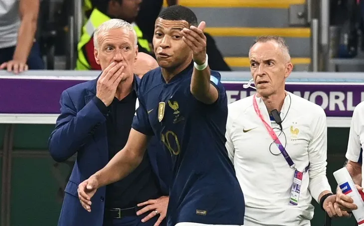 Kylian mbappe didier deschamps