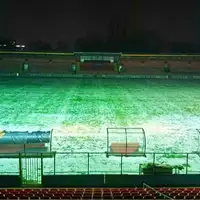 Bilino Polje Na Bilinom Polju rade grijači za uklanjanje snježnog nanosa sa travnjaka