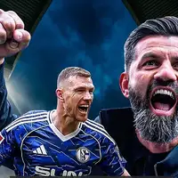 Edin Dzeko Schalke 04 Miron Muslic