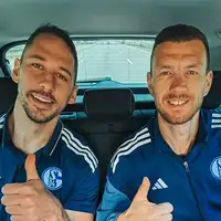 Edin Dzeko Schalke 04 Nikola Katic