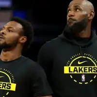 Bronny i LeBron James