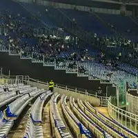 Lazio Prazne tribine stadiona Olimpico tokom utakmice Lazija zbog bojkot navijača usljed nezadovoljstva vlasničkom politikom