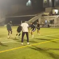 Serge Aurier Aldin Turkeš Turkes trenirao sa Aurierom Foto: Screenshot