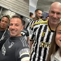 Zidane, Davids, Del Piero i Slšković (Foto: Juventus Twitter/Facebook)