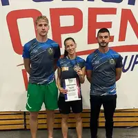 Taekwondo klub Novi Grad Nedžad Husić, Džejla Makaš i Emir Kaljanac (Foto: Facebook)