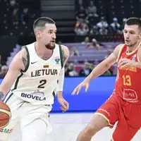 Latvija crnga gora Eurobasket 2025  FOTO: EPA