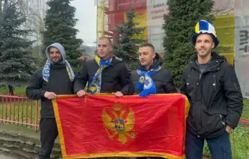 Crnogorci navijaci zenica