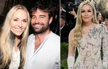 Lindsey Vonn i Matthieu Bailet