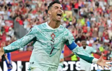 Kristijano Ronaldo slavi gol za Portugal