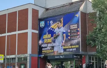 Amar Dedic Bilbord na zgradi u Gračanici