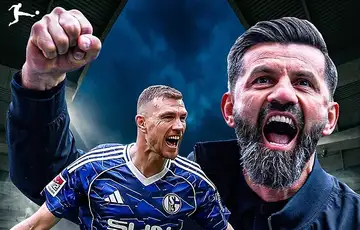 Edin Dzeko Schalke 04 Miron Muslic