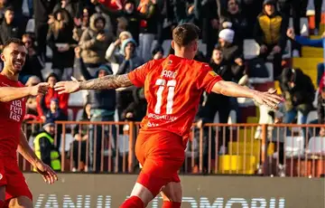 Ivan Saric slavi pogodak Foto: FK Velež