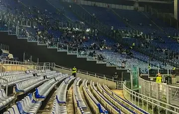 Lazio Prazne tribine stadiona Olimpico tokom utakmice Lazija zbog bojkot navijača usljed nezadovoljstva vlasničkom politikom