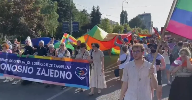 Sarajevo parada ponosa / printscreen