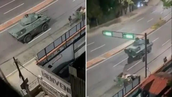 Venecuela 01 Situacija ispred Madurove palate