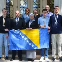 Sarajevski učenici sa Balkanske matematičke olimpijade foto vlada ks