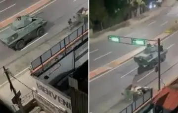 Venecuela 01 Situacija ispred Madurove palate