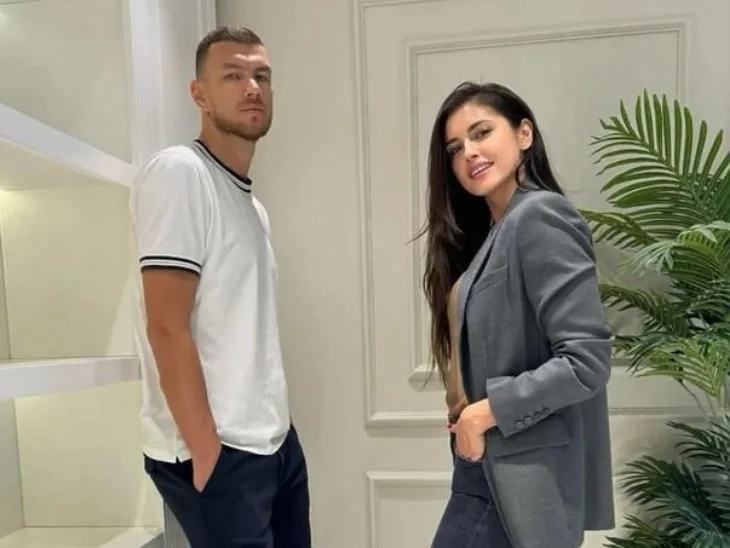 Dzeko sa suprugom amrom u novom biznisu edin1 65aa705922391