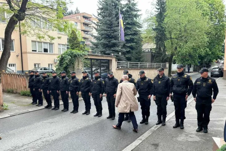 Docek Vahidin Munjić Mustafa Selmanović foto fup