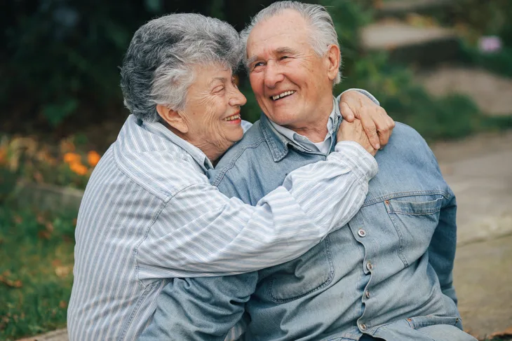 Beautiful old couple web