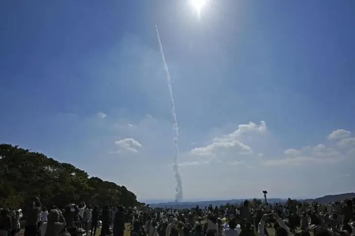 Japan lans rakete