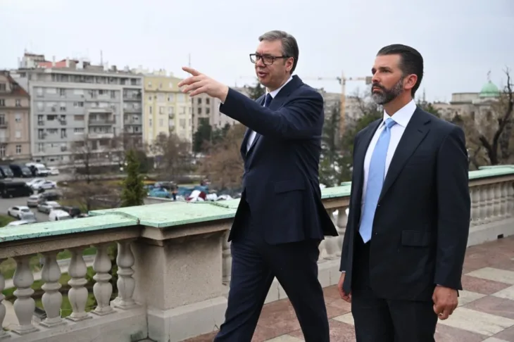 Aleksandar Vucic Donald Trump Jr 1
