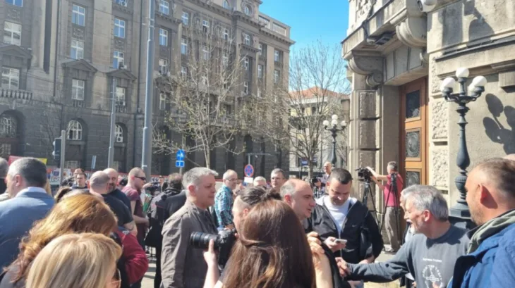 Protest pred Vladom Srbije